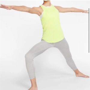 NIKE YOGA LUXE RIBBED TANK TOP LARGE BNWT